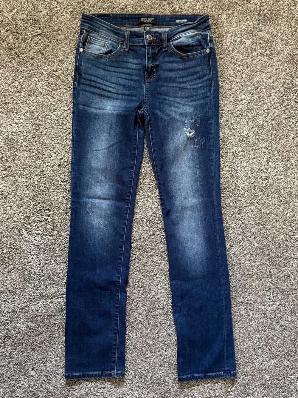 Judy Blue Straight Fit Jeans JB8277DK Size 7/28